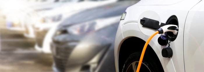 Loading energy of an electric car in Prague Czech republic